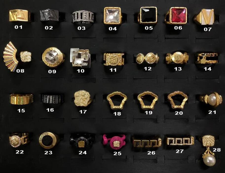 Fashion Wedding Rings V letter ladies Diamonds Ring Banshee Medusa head portrait 18K gold plated women Designer Jewelry Birthday Festive Engagement Gifts MR -0022
Fashion Wedding Rings V letter ladies Diamonds Ring Banshee Medusa head portrait 18K gold plated women Designer Jewelry Birthday Festive Engagement Gifts MR -0022