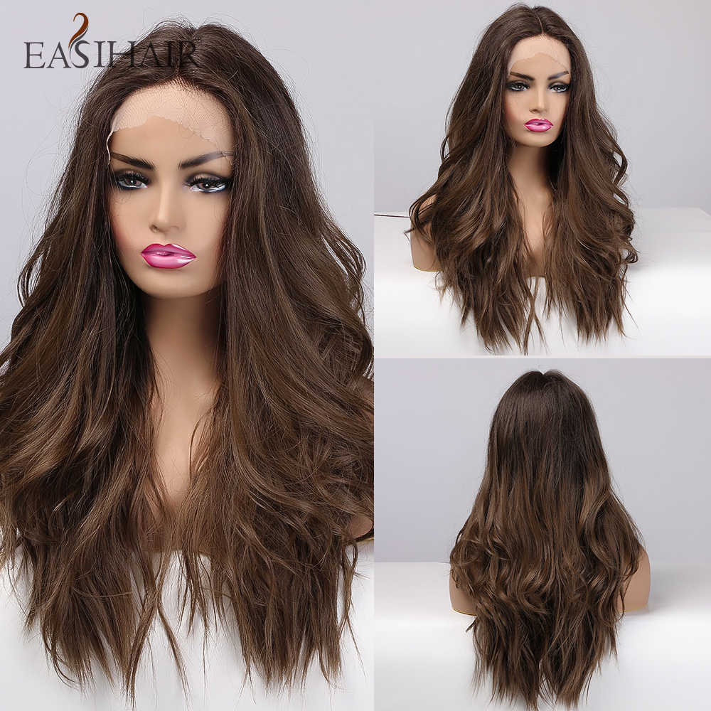 Synthetic Wigs Easihair Long Brown Lace Front Wig Synthetic s Baby Hair Women Natural High Density Heat Resistant Wavy Cosplay 230227, Bl66010-1
Synthetic Wigs Easihair Long Brown Lace Front Wig Synthetic s Baby Hair Women Natural High Density Heat Resistant Wavy Cosplay 230227, Bl66010-1