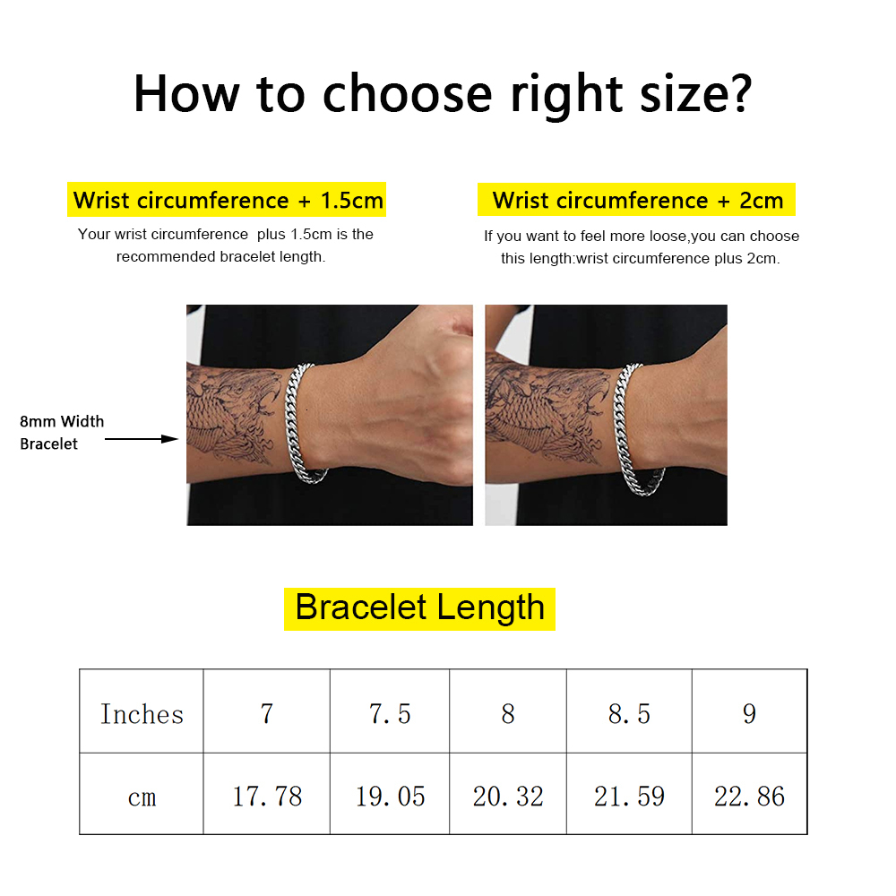 Charm Bracelets 6mm14mm18k Gold Plated Stainless Steel Cuban Bracelets Curb Cuban Link Chain Bracelets For Hiphop Jewelry 230320