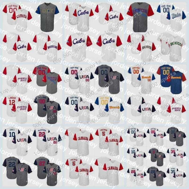 Baseball Jerseys NEW College Baseball Wears Custom Mens Womens Youth 2017 World Baseball Classic Jersey Puerto Rico Dominicana Americ Ltalia, Colour 2
Baseball Jerseys NEW College Baseball Wears Custom Mens Womens Youth 2017 World Baseball Classic Jersey Puerto Rico Dominicana Americ Ltalia, Colour 2