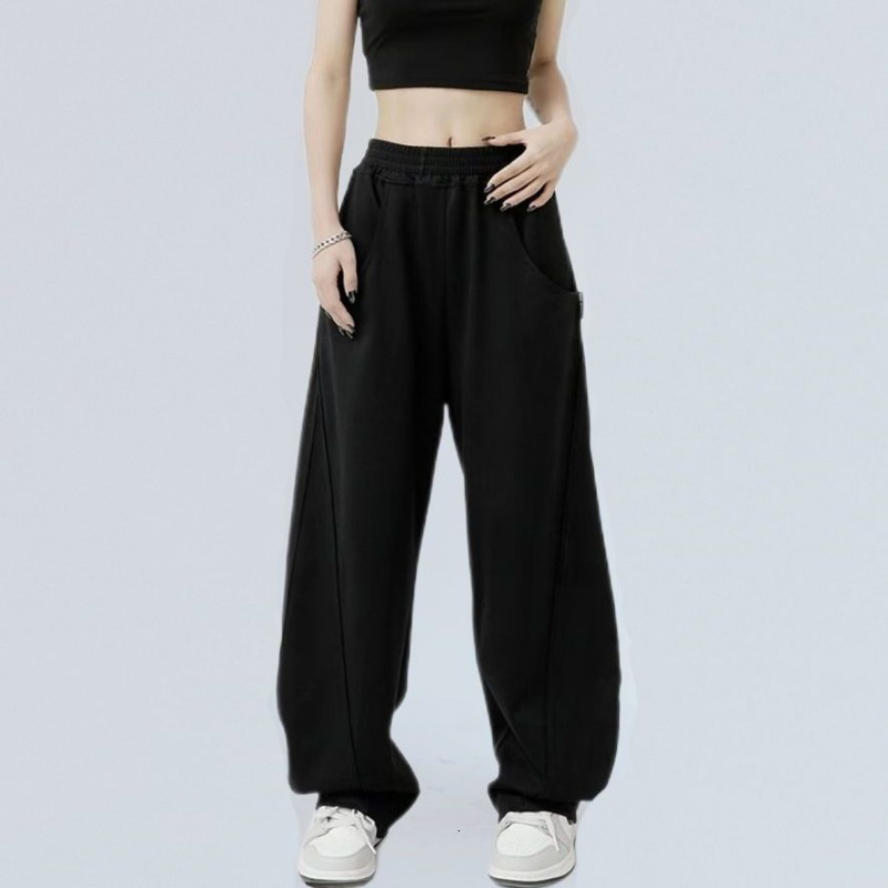 Women's Capris Loose Wide Leg Pants Women Baggy Y2k Korean Fashion Sweatpants Female High Waist Streetwear Trousers Vintage Casual Joggers 230321