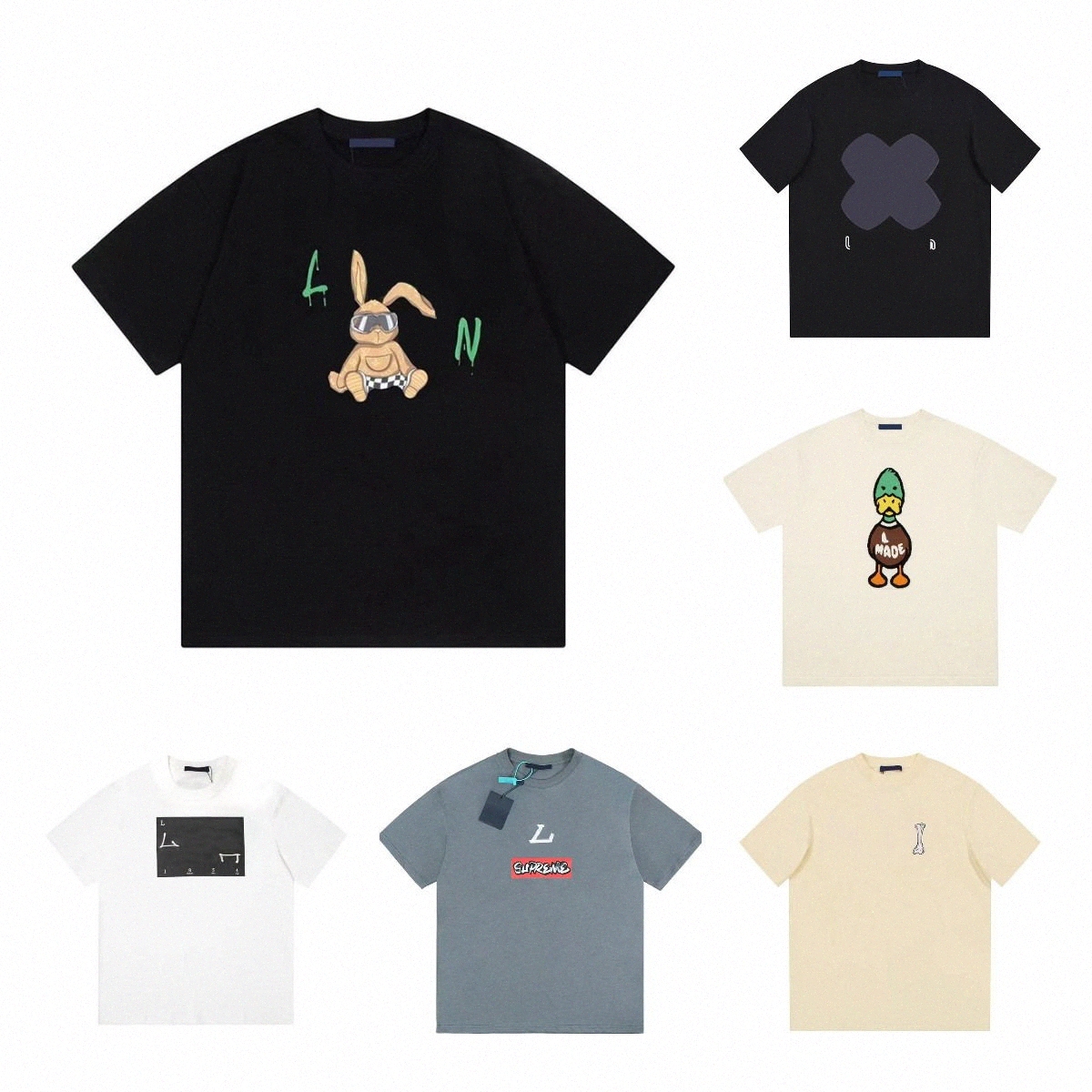 Designer Womens clothes summer t shirt top Letter animal printed Sweatshirt Mens tshirt Summer lvs Trend Short Sleeve Casual shirts Tops tee pullover shirt, Customize
Designer Womens clothes summer t shirt top Letter animal printed Sweatshirt Mens tshirt Summer lvs Trend Short Sleeve Casual shirts Tops tee pullover shirt, Customize