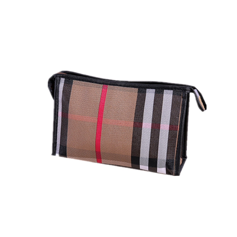 Makeup Bags Stripes Cosmetic Bag Portable Travel Organizer Multifunction Storage Handbag Plaid Toiletry Bag for Women and Girls