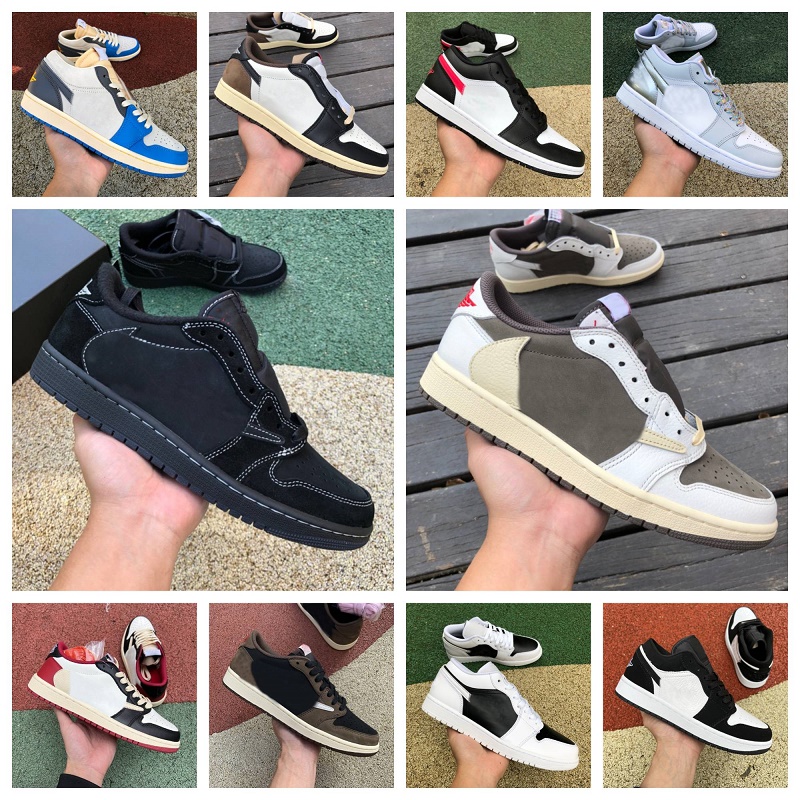 Jumpman 1 Low Basketball Shoes Mens Women Retro 1s Fragment x Travis Reverse Mocha Black Phantom University Blue Bred Toe Vintage UNC Grey Taxi Tropical Teal Sneakers, Shoe lace
Jumpman 1 Low Basketball Shoes Mens Women Retro 1s Fragment x Travis Reverse Mocha Black Phantom University Blue Bred Toe Vintage UNC Grey Taxi Tropical Teal Sneakers, Shoe lace