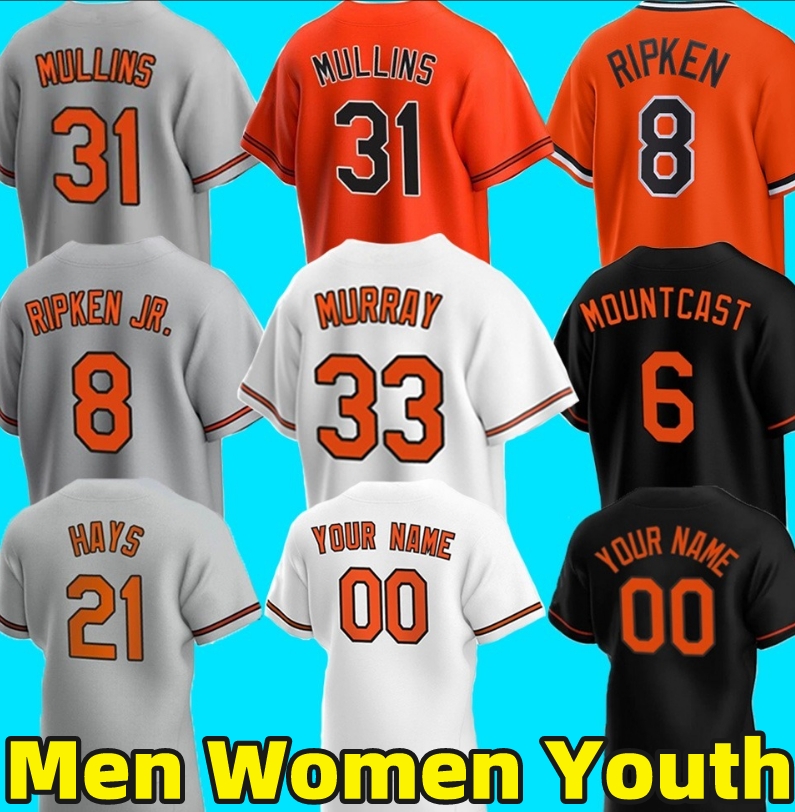 Custom Baseball Jerseys Eddie Murray Cal Ripken Jr. Cedric Mullins Austin Hays Jorge Mateo Adley Rutschman Ryan Mountcastle Kyle Stowers, Men color 2
Custom Baseball Jerseys Eddie Murray Cal Ripken Jr. Cedric Mullins Austin Hays Jorge Mateo Adley Rutschman Ryan Mountcastle Kyle Stowers, Men color 2