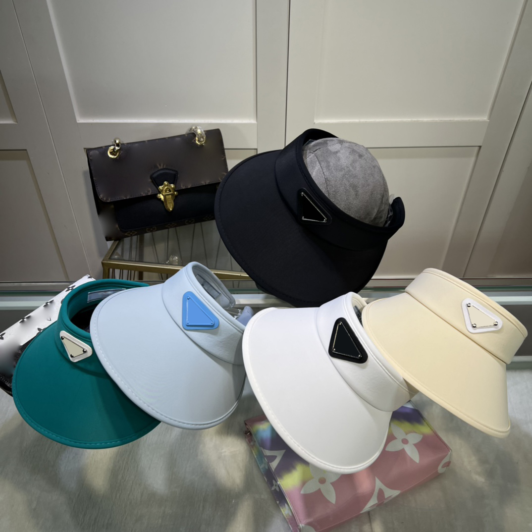 Women's Summer Vacation Designer Visors Travel Sports cap Sunscreen Triangle Letter Embroidery 5 Colors visor, White
Women's Summer Vacation Designer Visors Travel Sports cap Sunscreen Triangle Letter Embroidery 5 Colors visor, White