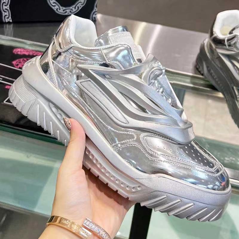 Italy Odissea Sneakers Men Shoes Thick Greek Soles Platform Shoes Triple Black White Multi-color Cattle Leather Man Trainers
Italy Odissea Sneakers Men Shoes Thick Greek Soles Platform Shoes Triple Black White Multi-color Cattle Leather Man Trainers