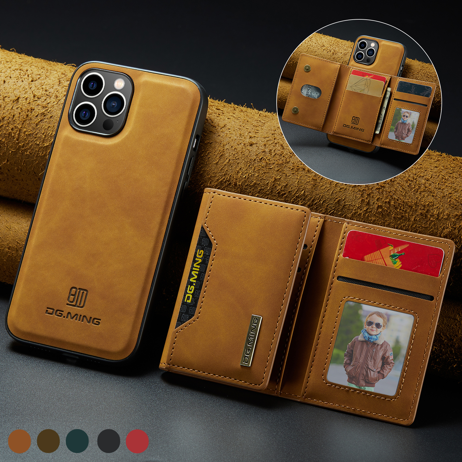 Detachable Leather Wallet Kickstand Phone Case For iPhone 14 13 12 11 Pro Max X XS XR 7 8 SE Plus protection Back Cover, Red
Detachable Leather Wallet Kickstand Phone Case For iPhone 14 13 12 11 Pro Max X XS XR 7 8 SE Plus protection Back Cover, Red
