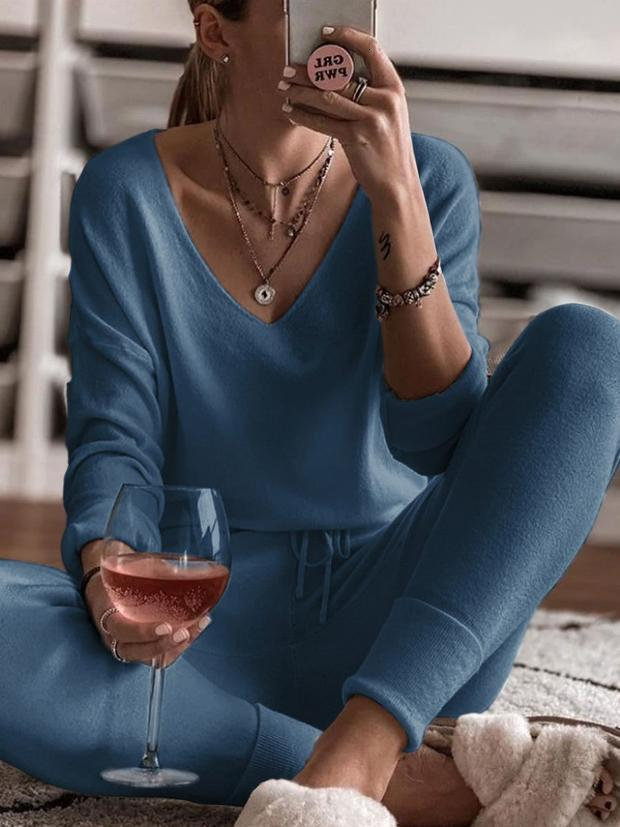 Women's Sleepwear Women Two Piece Sets Tracksuit Hooded Long Sleeve Homewear Suit Autumn Winter Sport Pants Set Pajama Set Women Pajama Set 23032