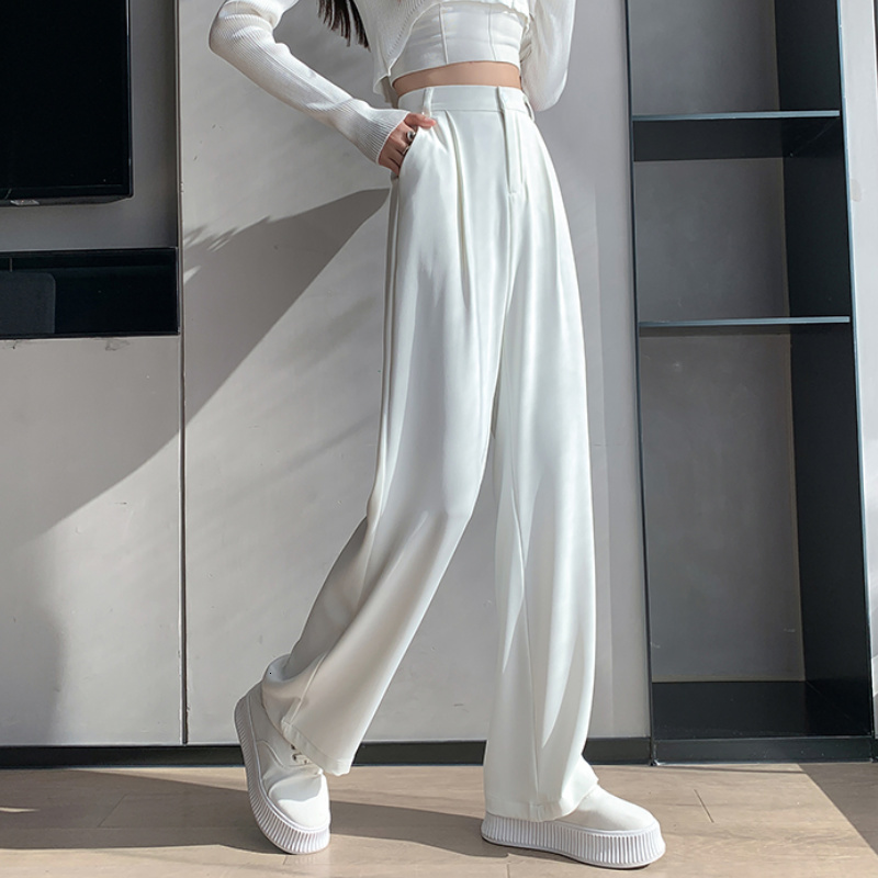 Women's Pants Capris Casual High Waist Loose Wide Leg Pants for Women Spring Summer Female Floor-Length Pants Ladies streetwear Trousers 230321