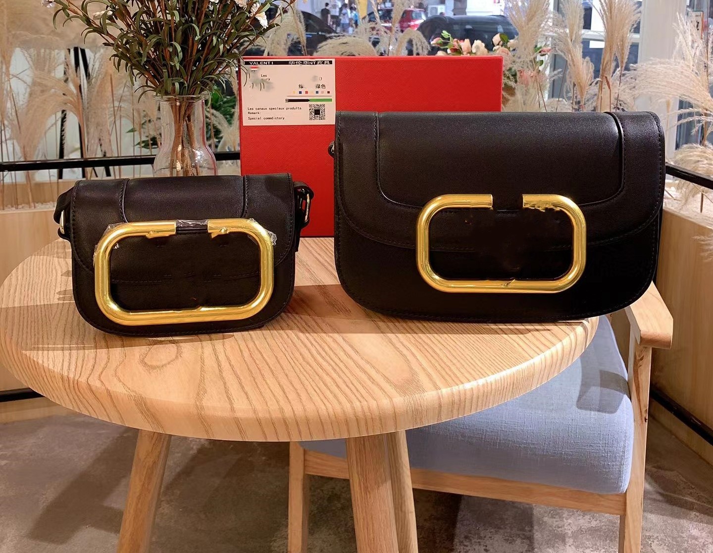 VA Designer Woman Bag Women Valenti Shoulder bag Handbag Purse Original Box Genuine Leather cross body