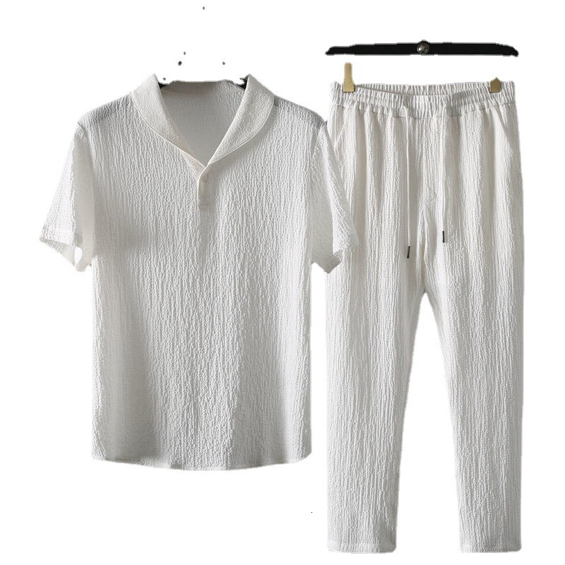 Men's Tracksuits Vinzio Homme Athleisure Set Soft Comfy Material Breathable At Home Short Sleeves 2 Pieces Suits 230321, White
Men's Tracksuits Vinzio Homme Athleisure Set Soft Comfy Material Breathable At Home Short Sleeves 2 Pieces Suits 230321, White