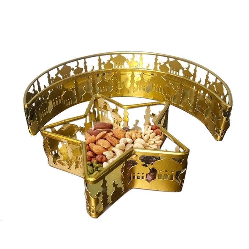 Eid Mubarak Moon Star Serving Tray Tableware Dessert Food Storage Container Ramadan Muslim Islamic Party Supplies 220307, Gold
Eid Mubarak Moon Star Serving Tray Tableware Dessert Food Storage Container Ramadan Muslim Islamic Party Supplies 220307, Gold