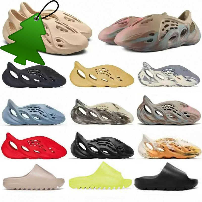

Sandals Men Slide''yezzies''Slipper''Sandal Slippers Runner Shoes Sandals White Black Foam RNNR Women Slider Sneakers EUR36-46, #5