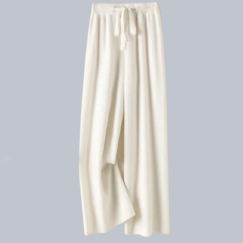 Capris Korean Fashion Drawstring High Waist Wide Leg Women's Autumn Winter Straight Trousers Jogger Gym Loose Pants Female 230321 Z260314