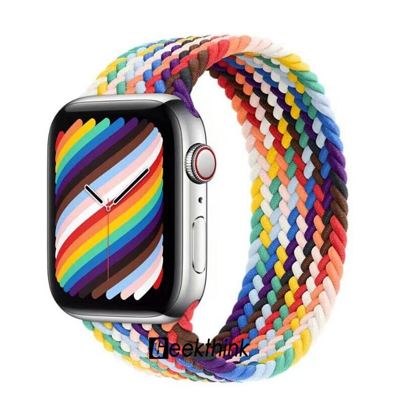 New Weave Elastic Nylon Strap for iWatch Series 8 7 6 SE Braided Band for iWatch Band 45mm 49mm 41mm 40mm
New Weave Elastic Nylon Strap for iWatch Series 8 7 6 SE Braided Band for iWatch Band 45mm 49mm 41mm 40mm