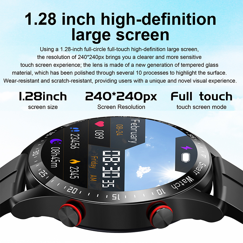 ECG PPG Smartwatch 2022 Smart Watch Men Bluetooth Call Outdoor Music Play IP67 Waterproof Connected Watch Men for huawei Android