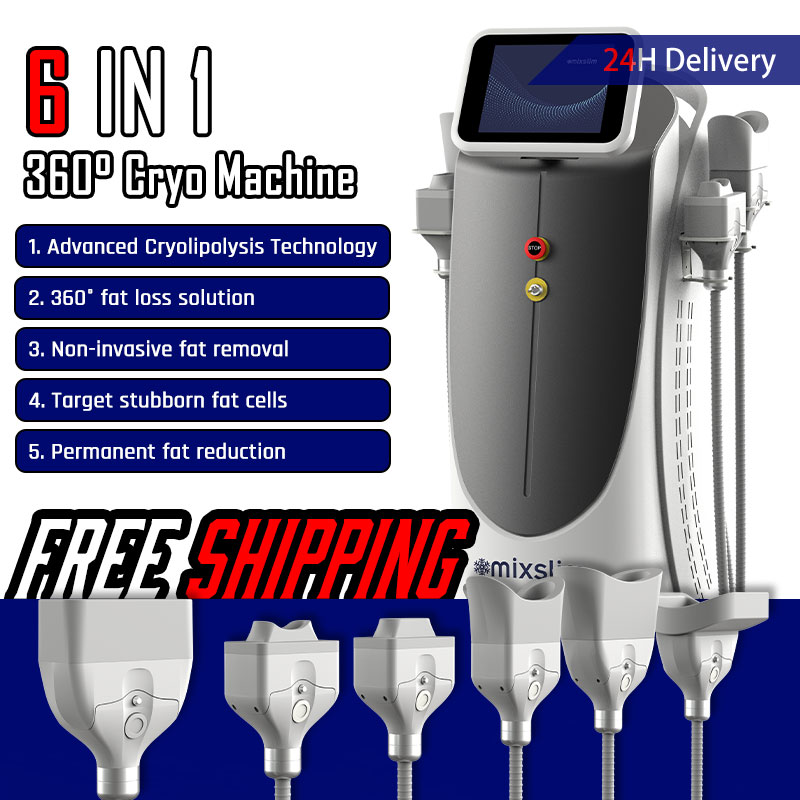 Cryolipolysis Fat Freezing Body Slimming Machine Cellulite Removal 360 Freeze Beauty Equipment Weight Loss System