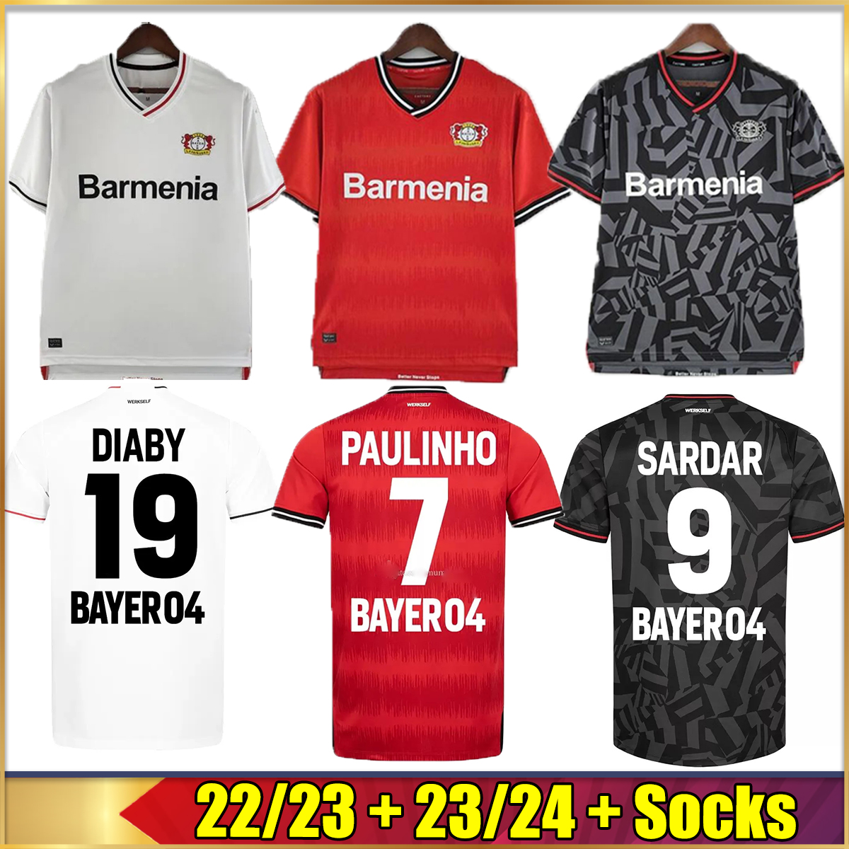 2022 2023 CH Aranguiz DEMIRBAY Soccer Jerseys 04 Bayer Leverkusen Third Wirtz BAKKER BAILEY Football Shirt HOME Paulo Schick Camisetas Men top thai quality football, 06
2022 2023 CH Aranguiz DEMIRBAY Soccer Jerseys 04 Bayer Leverkusen Third Wirtz BAKKER BAILEY Football Shirt HOME Paulo Schick Camisetas Men top thai quality football, 06