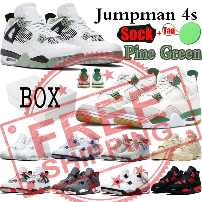 Pine Green 4s Basketball Shoes 4 Retro Military Black Blank Canvas Sail Men Women Infrared University Blue Fire Red Thunder Cactus Trainer Sports Sneakers with box, #42
Pine Green 4s Basketball Shoes 4 Retro Military Black Blank Canvas Sail Men Women Infrared University Blue Fire Red Thunder Cactus Trainer Sports Sneakers with box, #42