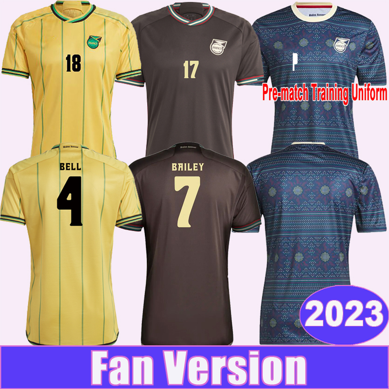 2023 Jamaica Mens ANTONIO NICHOLSON Soccer Jerseys MORRISON BAILEY LOWE BELL BROWN Home Away Pre-match Training uniform Football Shirts Short Sleeve Uniforms, Qm130020 2023 home no patch 
2023 Jamaica Mens ANTONIO NICHOLSON Soccer Jerseys MORRISON BAILEY LOWE BELL BROWN Home Away Pre-match Training uniform Football Shirts Short Sleeve Uniforms, Qm130020 2023 home no patch