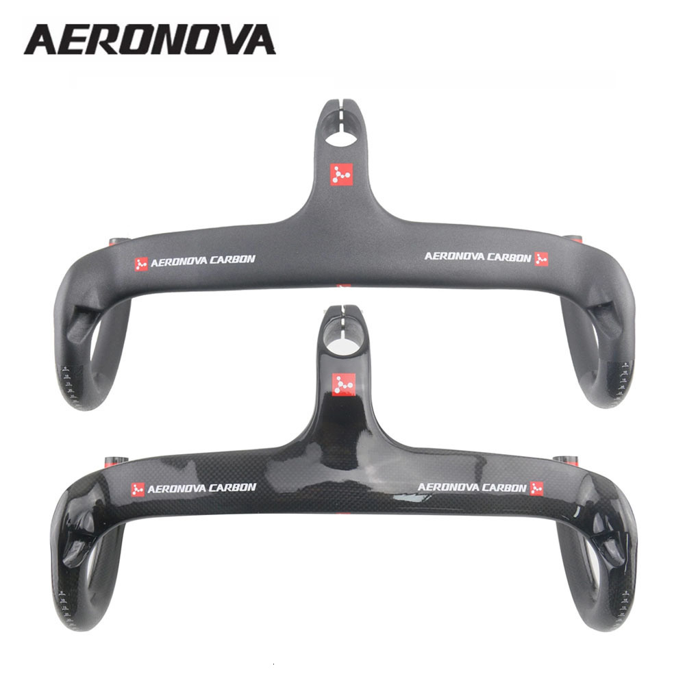 Bike Handlebars Components AERONOVA Carbon Road 1 1 8" Integrated Racing Drop 400 420 440 Cycling Bicycle With Stem 230321
Bike Handlebars Components AERONOVA Carbon Road 1 1 8" Integrated Racing Drop 400 420 440 Cycling Bicycle With Stem 230321