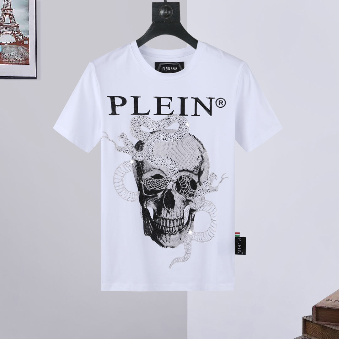 PLEIN BEAR T SHIRT Mens Designer Tshirts Brand Clothing Rhinestone PP Skull Men T-SHIRT ROUND NECK SS SNAKE PLEIN WITH CRYSTALS Tshirt Top Tees 161676, Black
PLEIN BEAR T SHIRT Mens Designer Tshirts Brand Clothing Rhinestone PP Skull Men T-SHIRT ROUND NECK SS SNAKE PLEIN WITH CRYSTALS Tshirt Top Tees 161676, Black