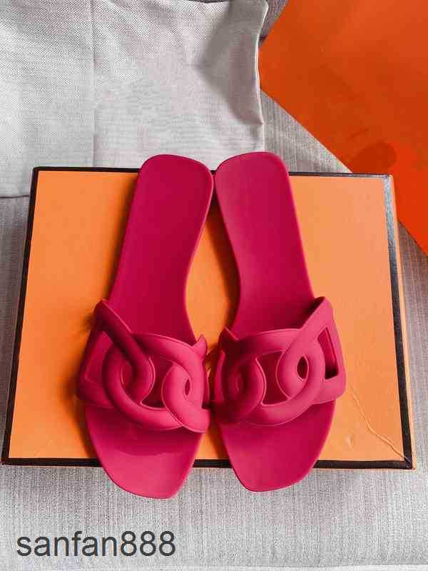 Original Designer Hemres Slippers slippers New designer women's H summer beach flat classic wild jelly chain pig nose sandals style WOWG With logo 0BYQ
Original Designer Hemres Slippers slippers New designer women's H summer beach flat classic wild jelly chain pig nose sandals style WOWG With logo 0BYQ