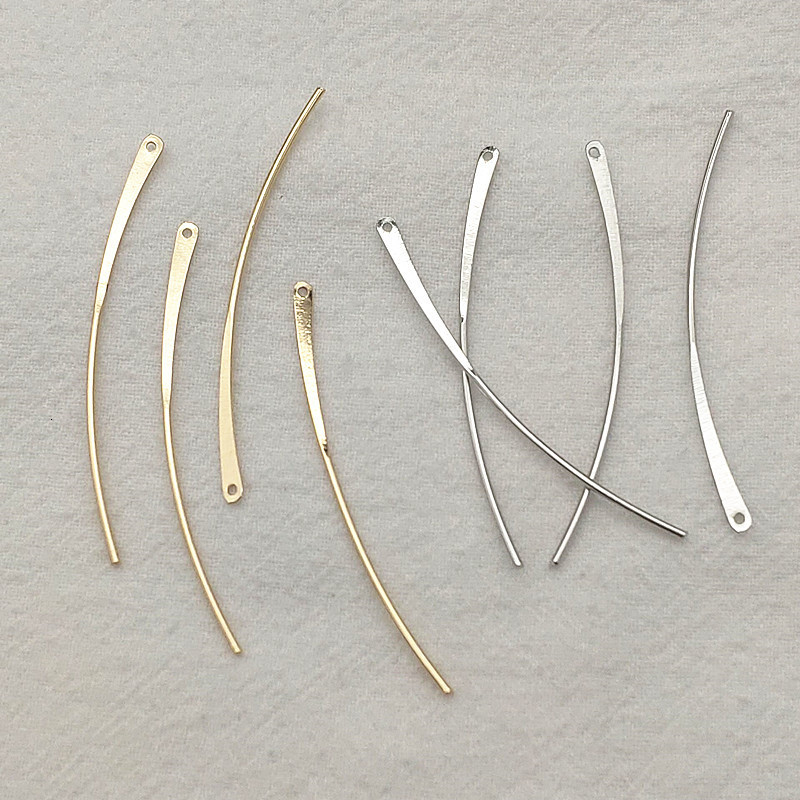 Charms Arrival 50x25mm 100pcs Brass Pendants Leaves Charm For HandmadeNecklaceEarring DIY Parts Jewelry Findings Components 230320