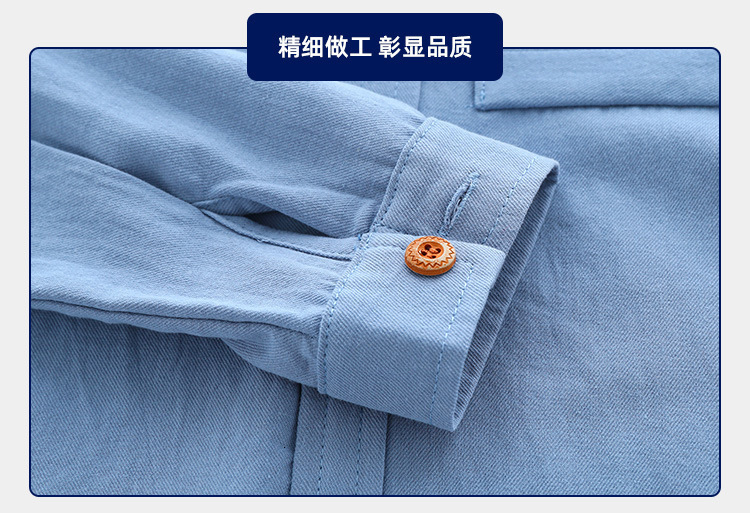 Kids Shirts Spring Autumn 2 3 4 5 6 Years Handsome Solid Color Cotton Mandarin Collar Long Sleeve Shirts for Baby Toddler Boys Clothes 230321