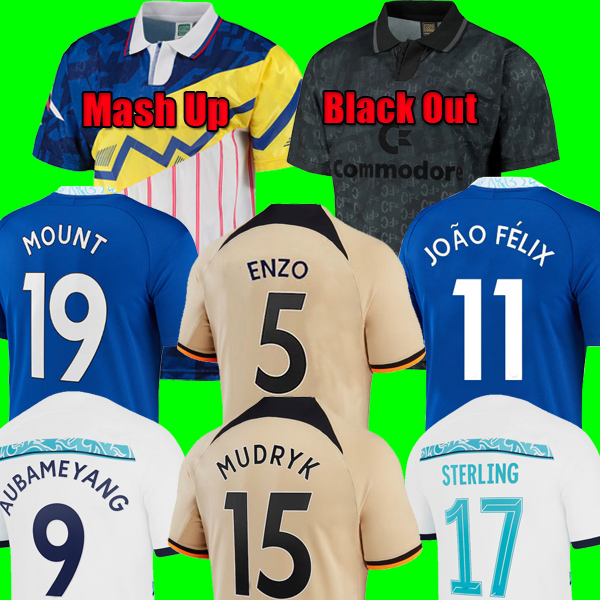 CFC ENZO MUDRYK 2023 retro Soccer Jerseys Kit MOUNT HAVERTZ ZIYECH 22 23 PULISIC Football Shirt STERLING JOAO FELIX FOFANA JAMES Men Kids set Mash UP Black Out uniform, Away patch
CFC ENZO MUDRYK 2023 retro Soccer Jerseys Kit MOUNT HAVERTZ ZIYECH 22 23 PULISIC Football Shirt STERLING JOAO FELIX FOFANA JAMES Men Kids set Mash UP Black Out uniform, Away patch
