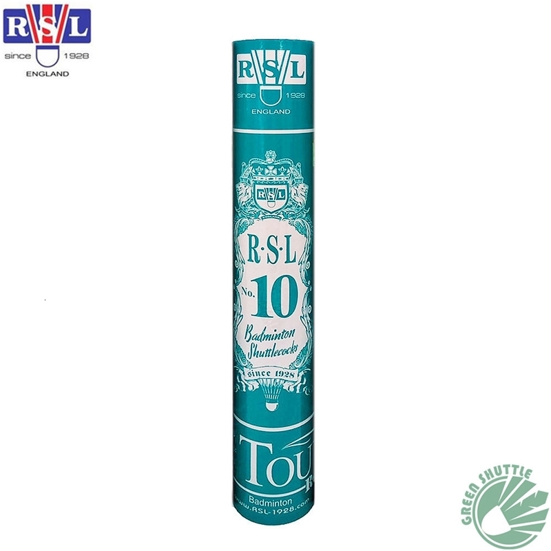 Badminton Shuttlecocks 100% Genuine RSL Tourney Shuttlecocks No.10 Badminton Shuttle Duck Feather Ball For Beginner 230320