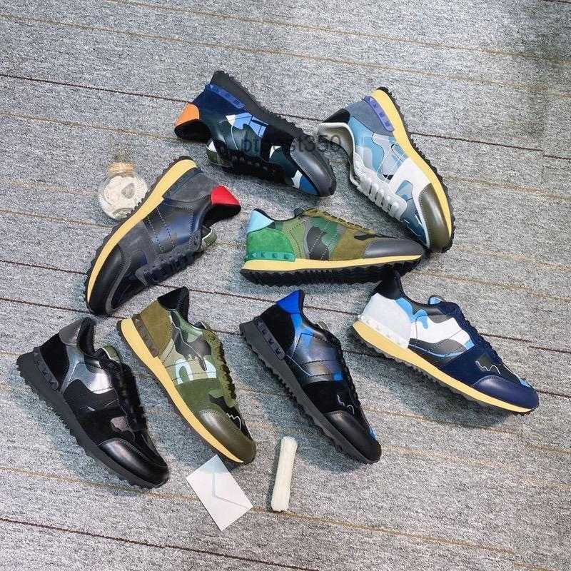 Womens Top Mens Quality studded Leather Suede Shoes Camo Camouflage Sneakers Studded Rockrunner Casual Trainer Valentinoe''Valentinoity qel, 18
Womens Top Mens Quality studded Leather Suede Shoes Camo Camouflage Sneakers Studded Rockrunner Casual Trainer Valentinoe''Valentinoity qel, 18