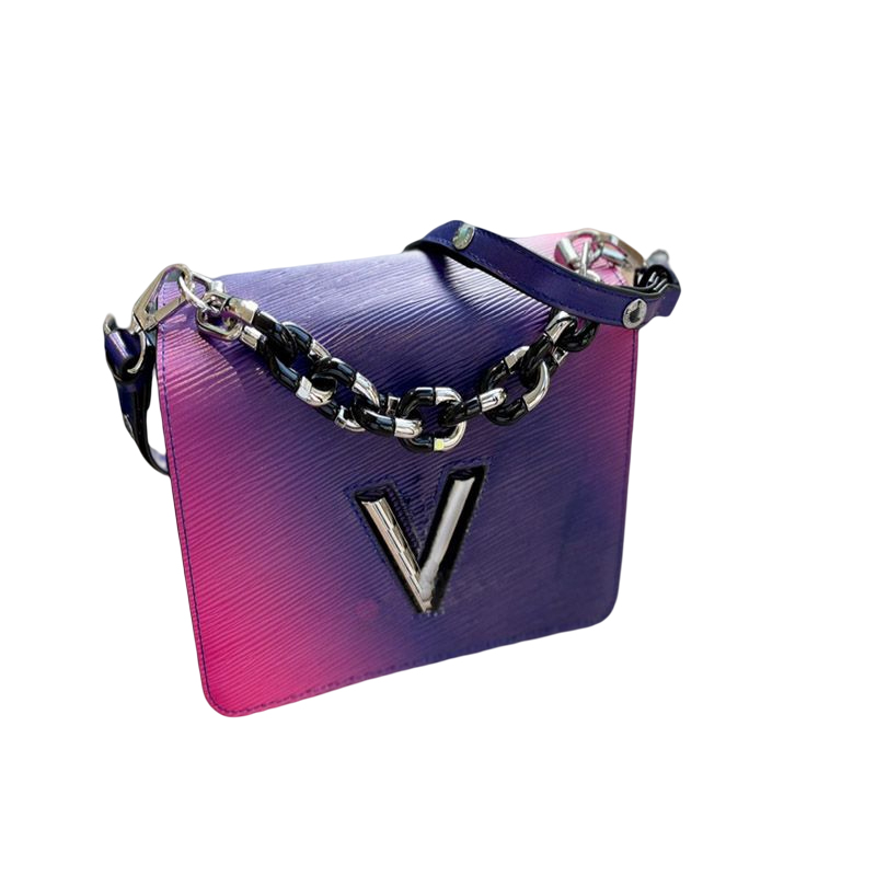 Designer Twist Medium Shoulder Bag Womens Fashion Luxury Vintage Pink Purple Leather Crossbody Handbag Wallet 23cm, Colour 2
Designer Twist Medium Shoulder Bag Womens Fashion Luxury Vintage Pink Purple Leather Crossbody Handbag Wallet 23cm, Colour 2