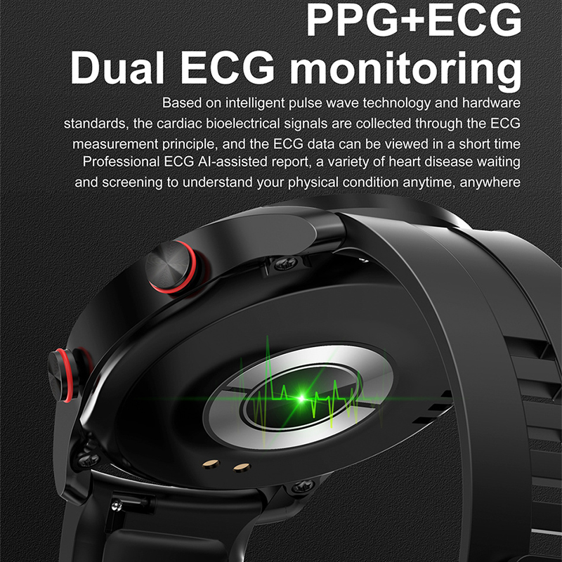 ECG PPG Smartwatch 2022 Smart Watch Men Bluetooth Call Outdoor Music Play IP67 Waterproof Connected Watch Men for huawei Android