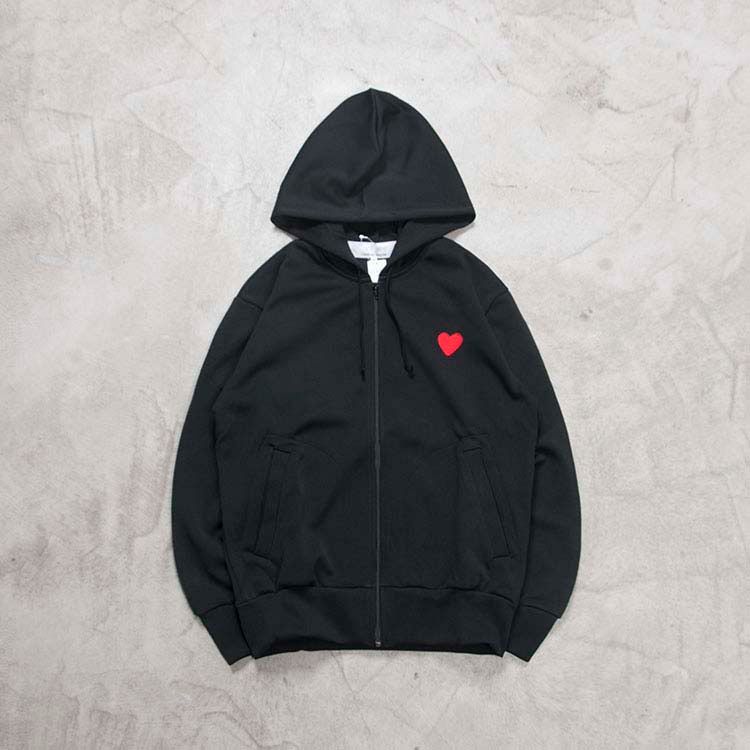 2023 Men's Hoodies Sweatshirts Women Zipper Hooded Play Sweatshirt Commes Cardigan Des Small Red Heart Hoodie Garcons Standard and Fleece Casual Jumpers, 01
2023 Men's Hoodies Sweatshirts Women Zipper Hooded Play Sweatshirt Commes Cardigan Des Small Red Heart Hoodie Garcons Standard and Fleece Casual Jumpers, 01