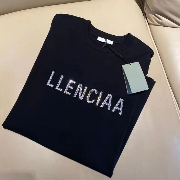 brand New Womens High end Paris t shirt Top designer Luxury balencigag cotton Large Harajuku round neck rhinestone Mens T shirt 4XL 2D76
brand New Womens High end Paris t shirt Top designer Luxury balencigag cotton Large Harajuku round neck rhinestone Mens T shirt 4XL 2D76