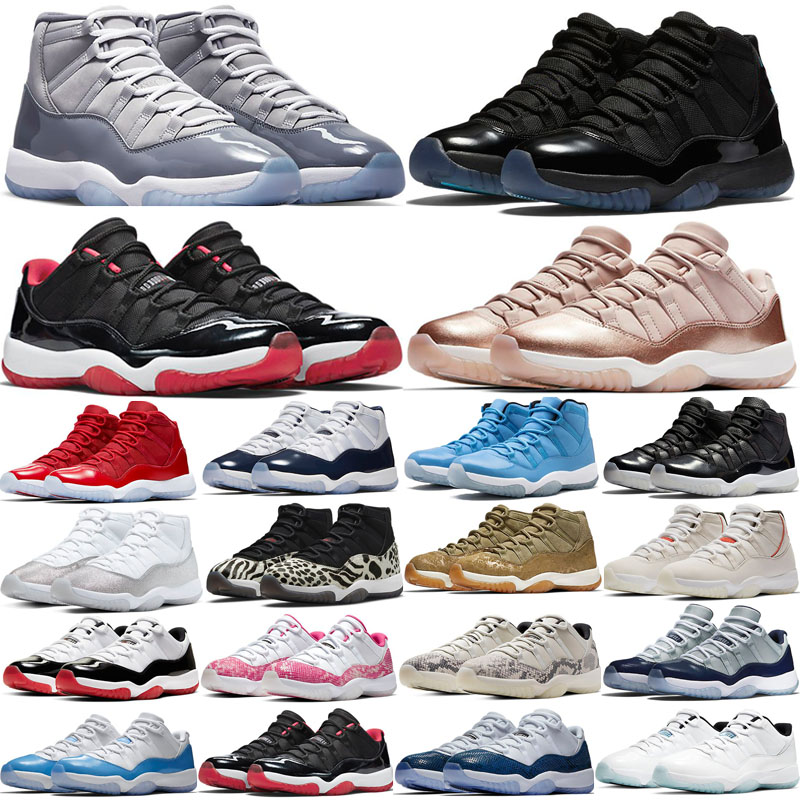 JUMPMAN 11 OG Basketball Shoes 11s Cherry Cool Grey Mens Womens Trainers Bred Gamma Blue Pure Violet Low 72-10 25th Anniversary Concord Space Jam Midnight Navy EUR 36-47
