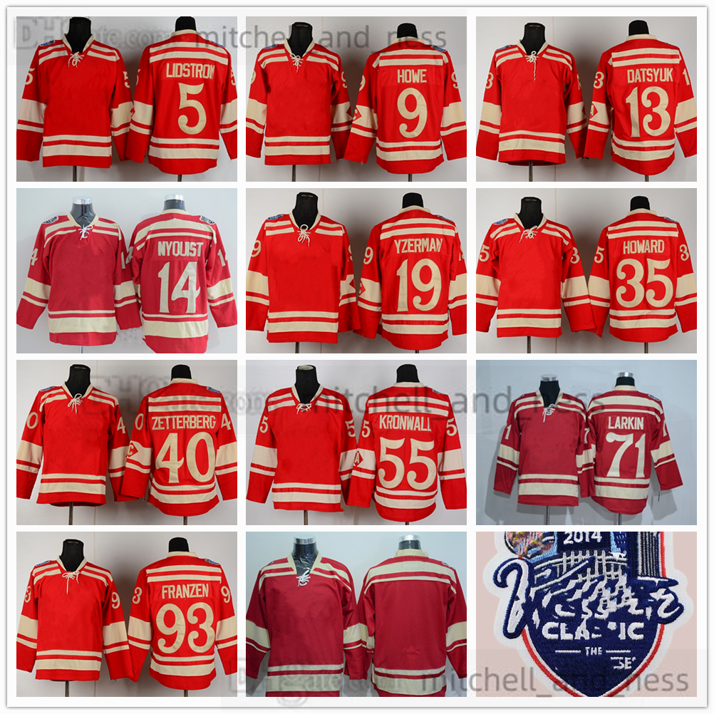 5 Nicklas Lidstrom 2014 Winter Classic Hockey Jerseys Movie 9 Gordie Howe 13 Pavel Datsyuk 14 Gustav Nyquisi 19 Steve Yzerman 35 Jimmy Howard 93 Johan Franzen Jersey, Aspicture (with team name)
5 Nicklas Lidstrom 2014 Winter Classic Hockey Jerseys Movie 9 Gordie Howe 13 Pavel Datsyuk 14 Gustav Nyquisi 19 Steve Yzerman 35 Jimmy Howard 93 Johan Franzen Jersey, Aspicture (with team name)