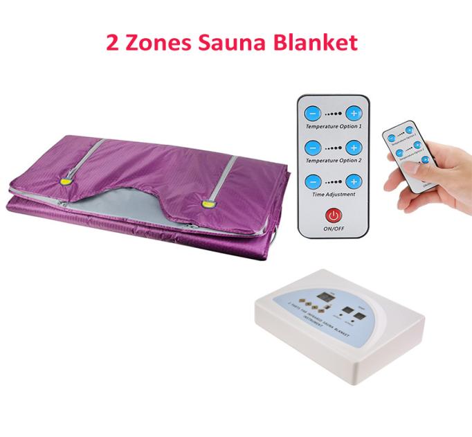 2 Zone Fir Sauna Far Infrared Thermal Body Slimming Sauna Blanket Heating therapy Slim Bag SPA Body Detox Machine8773449
2 Zone Fir Sauna Far Infrared Thermal Body Slimming Sauna Blanket Heating therapy Slim Bag SPA Body Detox Machine8773449