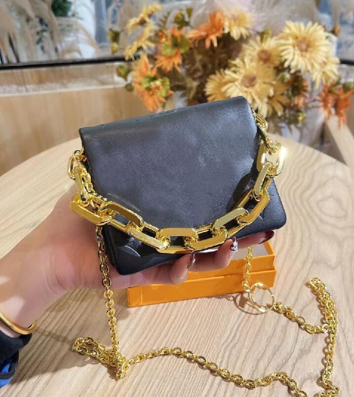 Classic Designer Chain Bags Colorful Handbags Fashion Shoulder Bags With Letters Leather Handbag Purses Vintage Bag 4 Colors