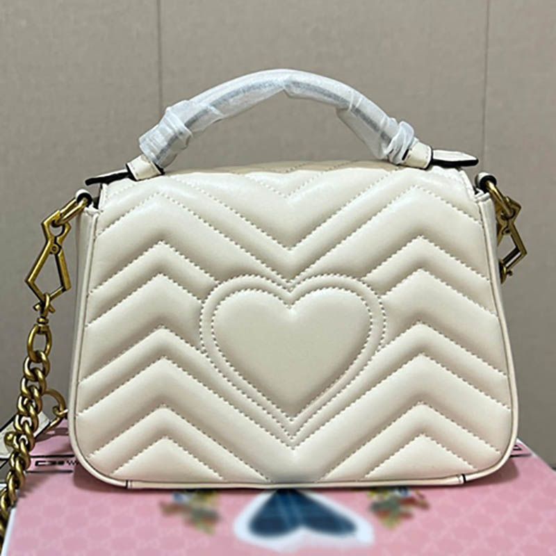 Handbag Women Shoulder Crossbody bag marmont Leather Handle Chain Bag Women Purse messenger Bags