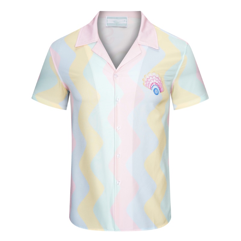 Short Sleeve Shirt Casablanca new colorful wavy printed shirt high-quality designer silk shirt Polo size M L XL 2XL, Multi
Short Sleeve Shirt Casablanca new colorful wavy printed shirt high-quality designer silk shirt Polo size M L XL 2XL, Multi