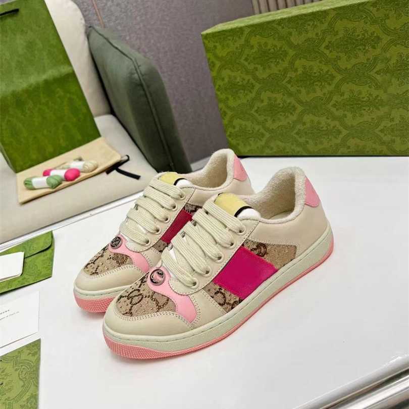 2023 High-Quality A small dirty shoes Designer Casual shoe Screener Sneakers board Men Women Sneaker Classic Blue Pink Crystal Stripe Low Top Real Leather Shoes
2023 High-Quality A small dirty shoes Designer Casual shoe Screener Sneakers board Men Women Sneaker Classic Blue Pink Crystal Stripe Low Top Real Leather Shoes