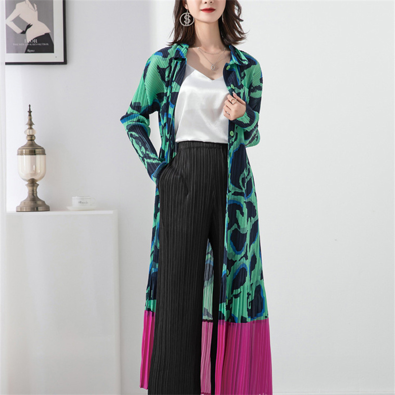 Party Dresses Miyake Summer Pleated Women Dress Lapel Lace-up Belt Floral Print Dress Loose Large Size Splicing Vintage Slim A-Line Dress 230322