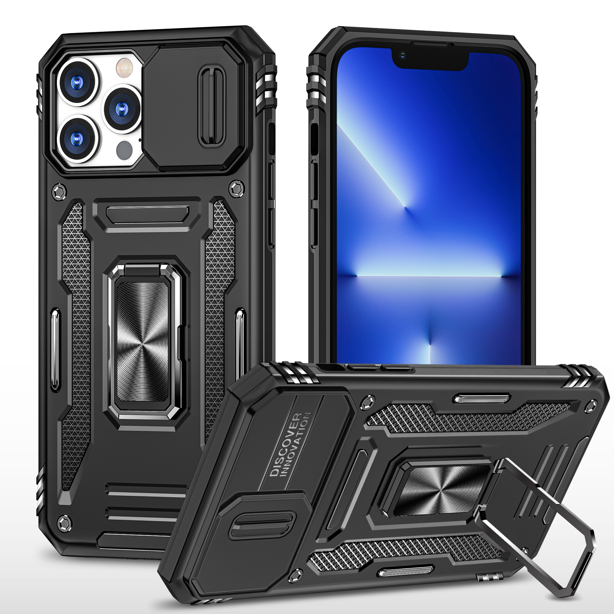 Shockproof Hybrid Magnetic Ring Kickstand cases for iPhone 14 Pro Max 13 12 11 XS XR X 8 7 Plus Slide Camera Protective Cover, Alpine green
Shockproof Hybrid Magnetic Ring Kickstand cases for iPhone 14 Pro Max 13 12 11 XS XR X 8 7 Plus Slide Camera Protective Cover, Alpine green
