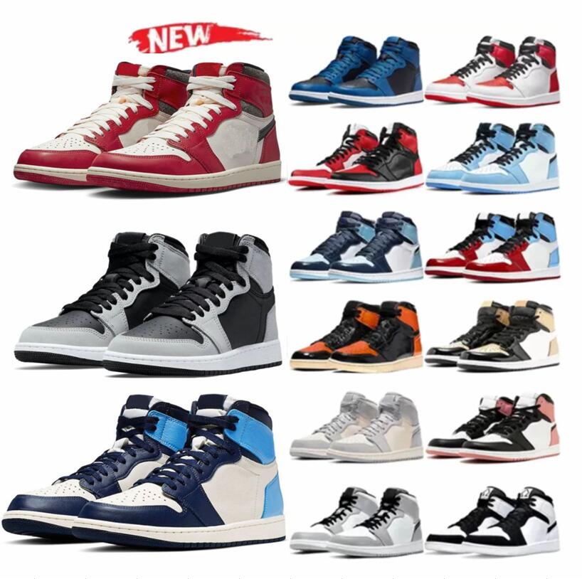 OG men women 1s Basketball Shoes Chicago Lost Found obsidian Stage Haze Diamond Dark Mocha Patent Bred Panda University Blue jumpman 1 retro mens trainer, Color12
OG men women 1s Basketball Shoes Chicago Lost Found obsidian Stage Haze Diamond Dark Mocha Patent Bred Panda University Blue jumpman 1 retro mens trainer, Color12