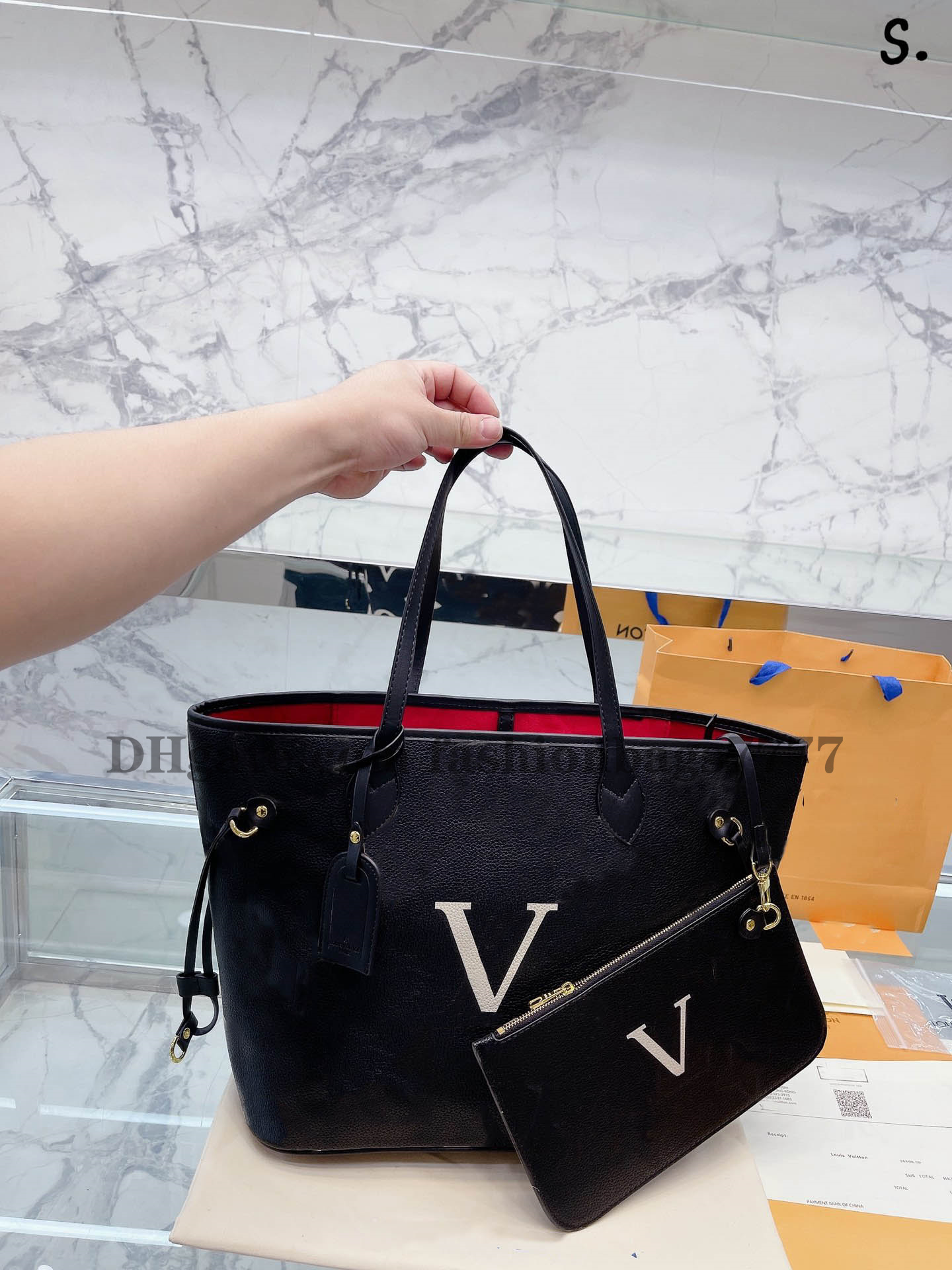 High Quality Woman Tote Bag shopping bags MM NEVER designer FULL handbags purse Womens Handbag Luxury Wallet Classic Print Lady Composite Leather Shoulder Bags, White embossed
High Quality Woman Tote Bag shopping bags MM NEVER designer FULL handbags purse Womens Handbag Luxury Wallet Classic Print Lady Composite Leather Shoulder Bags, White embossed