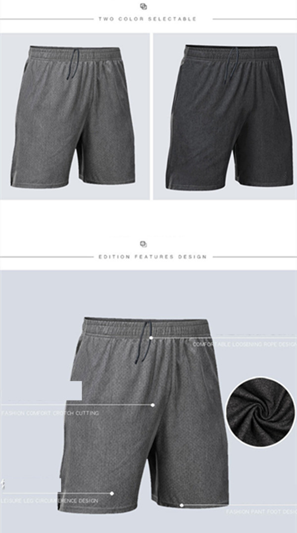 Mens Jogger Sports Shorts For Hiking Cycling With Pocket Casual Running Gym Short Pant Breathable