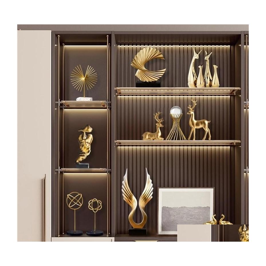 Decorative Objects Figurines Home Decoration Accessories Animal Golden Ornaments Abstract Art Modern Living Room Luxury Decor Gift Dhzrh
Decorative Objects Figurines Home Decoration Accessories Animal Golden Ornaments Abstract Art Modern Living Room Luxury Decor Gift Dhzrh